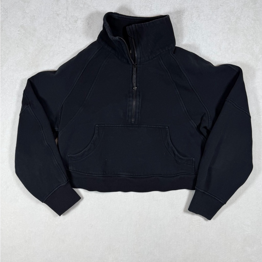 lululemon athletica Size M/L Scuba Oversized Funnel Neck Black Women's Sweater
